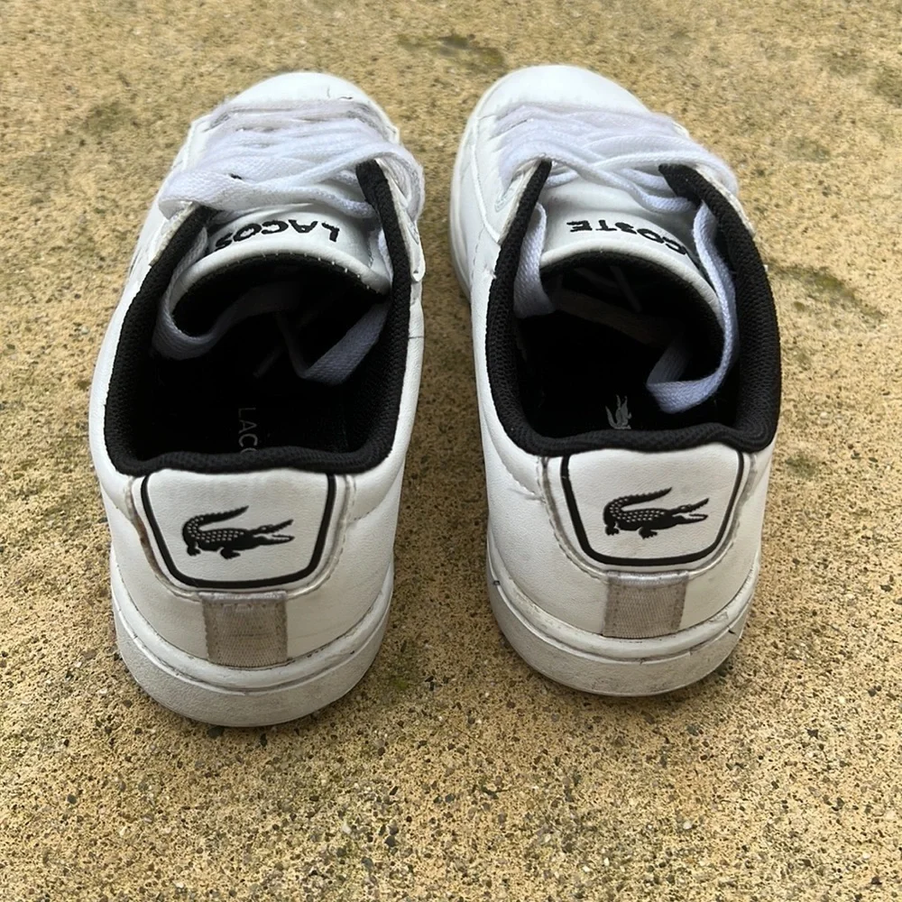 Lacoste Carnaby White/Blue Pro Sneakers Toddler Size 11